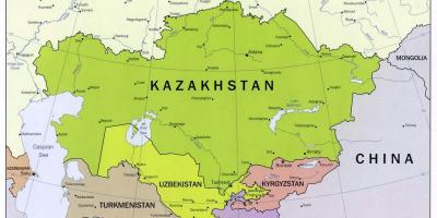 Üzbegisztán oroszország térkép